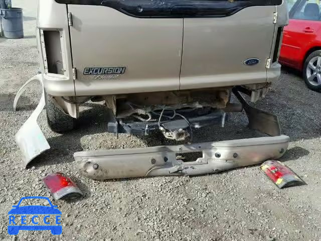 2005 FORD EXCURSION 1FMSU43P35EC50643 зображення 9