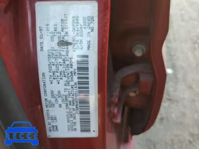 1997 TOYOTA 4RUNNER JT3GM84R5V0011436 image 9