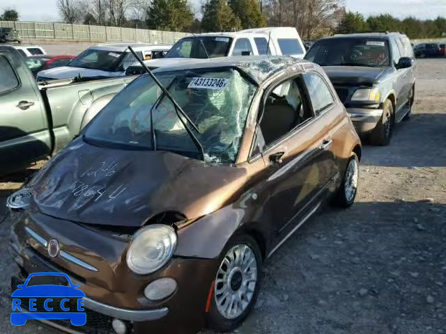 2012 FIAT 500 LOUNGE 3C3CFFCR2CT118412 image 9