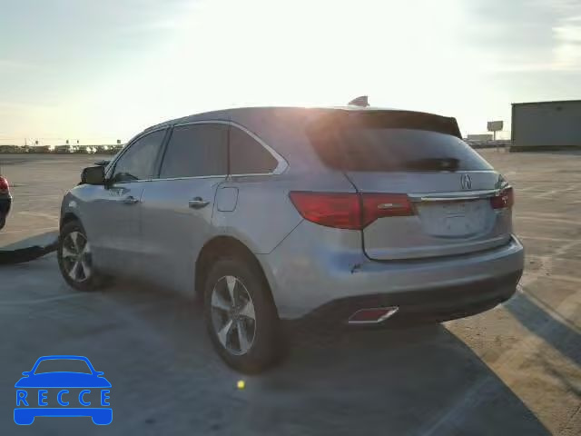 2016 ACURA MDX 5FRYD3H25GB019412 image 2