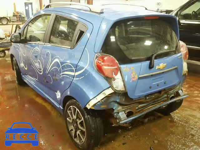 2014 CHEVROLET SPARK 2LT KL8CF6S97EC453783 зображення 2