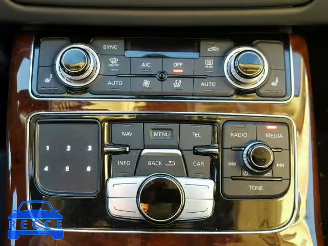 2013 AUDI A8 QUATTRO WAUAGAFD2DN030624 image 8