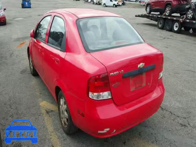 2004 CHEVROLET AVEO LS KL1TJ52644B197233 зображення 2