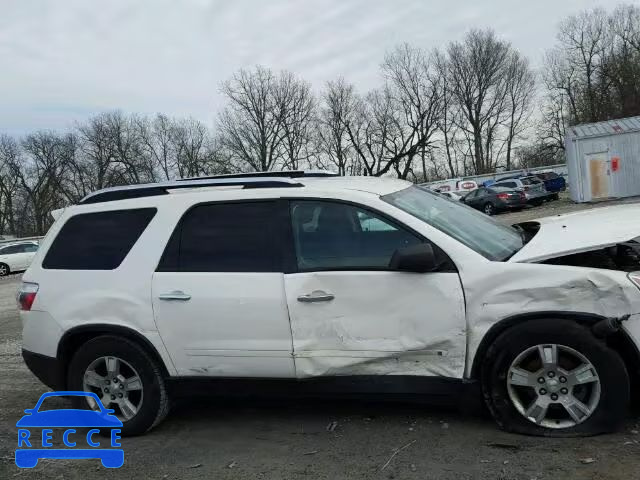 2009 GMC ACADIA SLE 1GKER13D49J180952 зображення 8