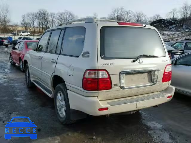 2003 LEXUS LX 470 JTJHT00W033534159 image 2