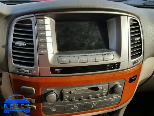 2003 LEXUS LX 470 JTJHT00W033534159 image 8