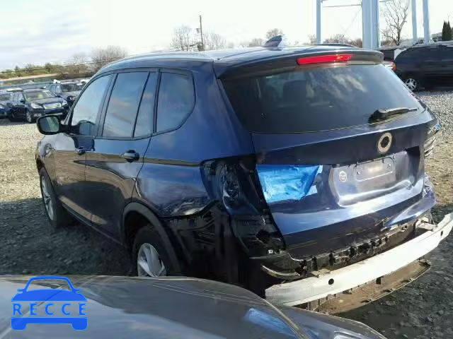 2014 BMW X3 XDRIVE2 5UXWX9C56E0D41588 image 2