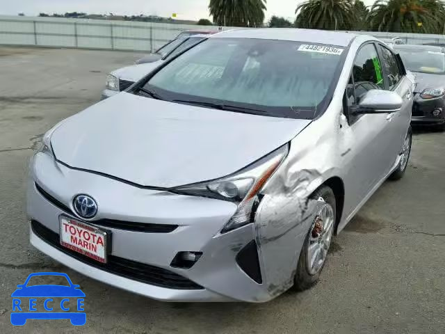 2017 TOYOTA PRIUS JTDKBRFU1H3032984 image 1