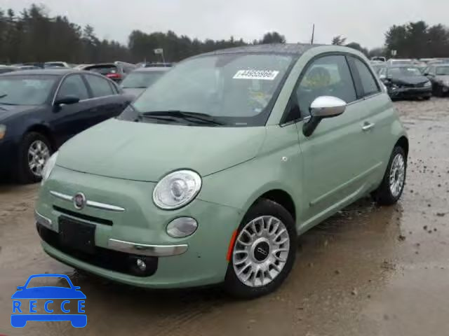 2013 FIAT 500 LOUNGE 3C3CFFCR6DT513873 зображення 1