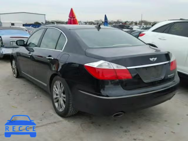 2011 HYUNDAI GENESIS KMHGC4DF1BU126581 image 2