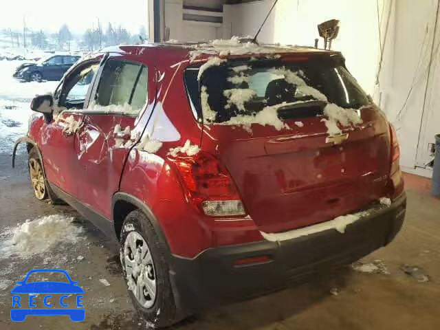 2015 CHEVROLET TRAX LS KL7CJKSB9FB184935 image 2