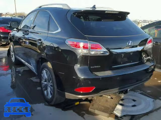 2013 LEXUS RX 450H JTJBC1BAXD2052321 image 2