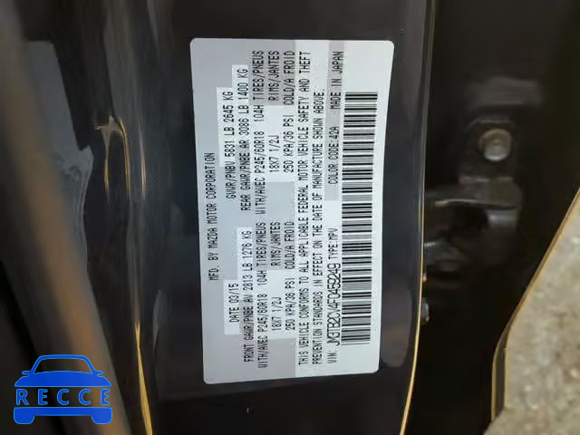 2015 MAZDA CX-9 TOURI JM3TB2CV4F0459249 image 7