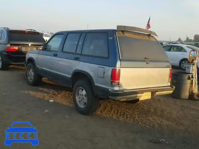 1991 CHEVROLET BLAZER S10 1GNDT13Z2M2161458 image 2