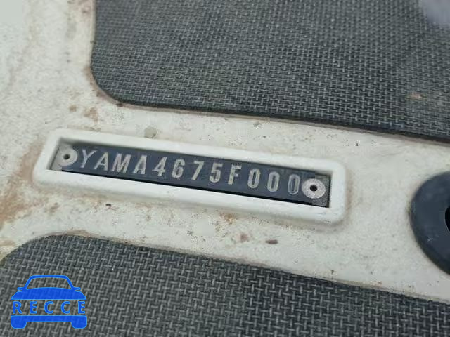 2000 YAMAHA WAVERUNNER YAMA4675F000 зображення 9