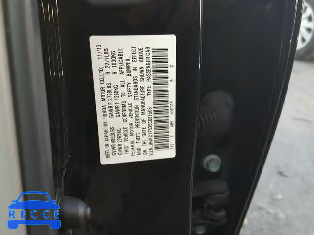 2014 ACURA RLX TECH JH4KC1F53EC007506 image 9