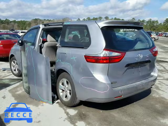 2015 TOYOTA SIENNA BAS 5TDZK3DCXFS545376 image 2