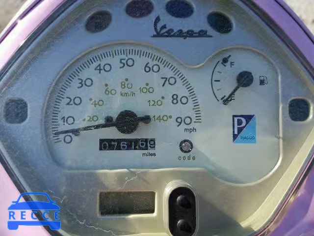 2010 VESPA LX 150 ZAPM448F2A5018993 image 7