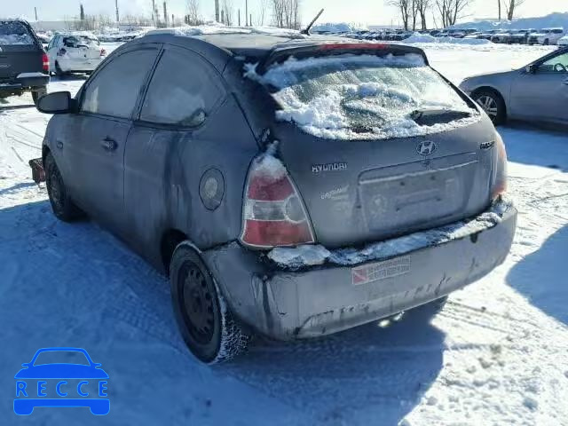 2008 HYUNDAI ACCENT BAS KMHCN35C28U086981 зображення 2