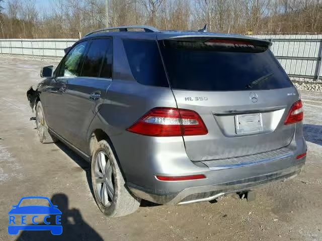 2012 MERCEDES-BENZ ML 350 BLU 4JGDA2EB8CA057187 зображення 2