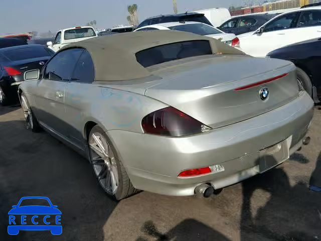 2004 BMW 645 CI AUT WBAEK73494B320917 image 2