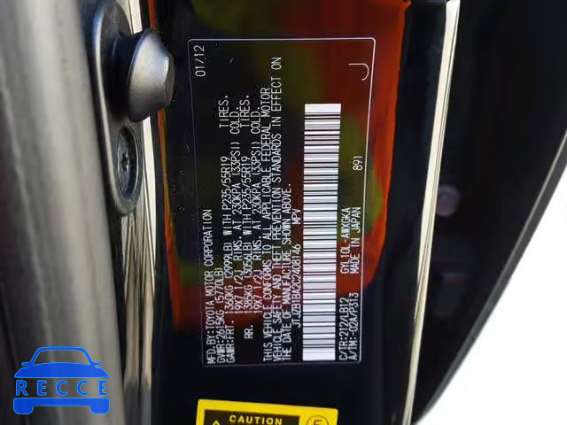 2012 LEXUS RX 450 JTJZB1BA2C2408146 image 9