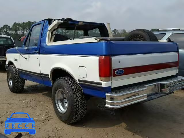 1990 FORD BRONCO U10 1FMEU15N0LLB28807 image 2