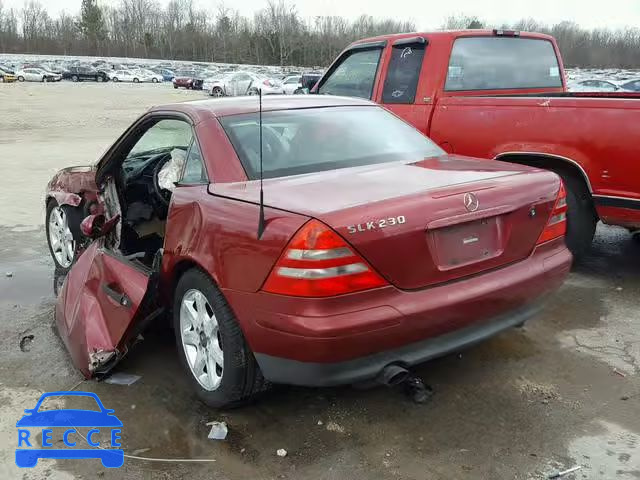 2000 MERCEDES-BENZ SLK 230 KO WDBKK47F1YF151201 image 2