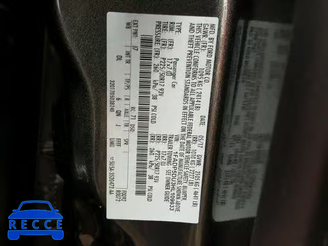 2017 FORD C-MAX TITA 1FADP5DU3HL109933 зображення 9
