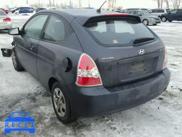 2007 HYUNDAI ACCENT BAS KMHCN35C27U033504 image 2