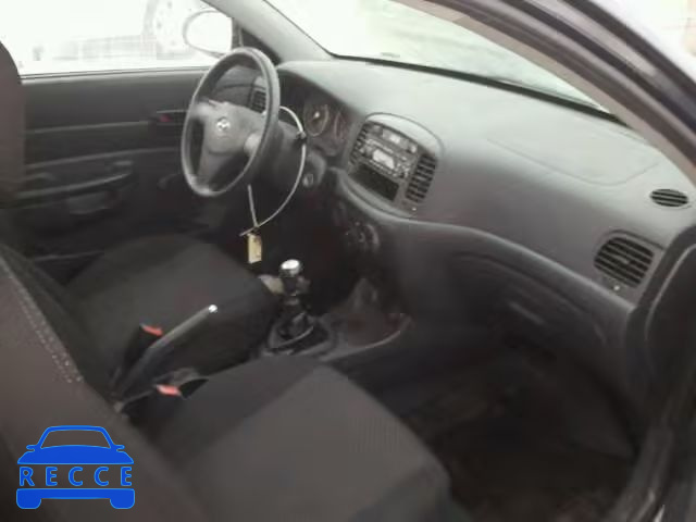 2007 HYUNDAI ACCENT BAS KMHCN35C27U033504 image 4