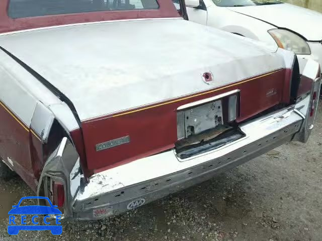 1991 CADILLAC BROUGHAM 1G6DW54EXMR724026 image 8