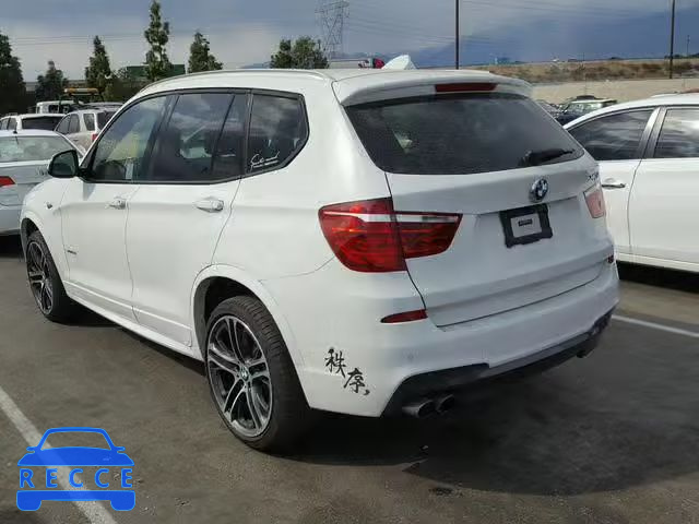 2015 BMW X3 XDRIVE3 5UXWX7C50F0K34099 Bild 2