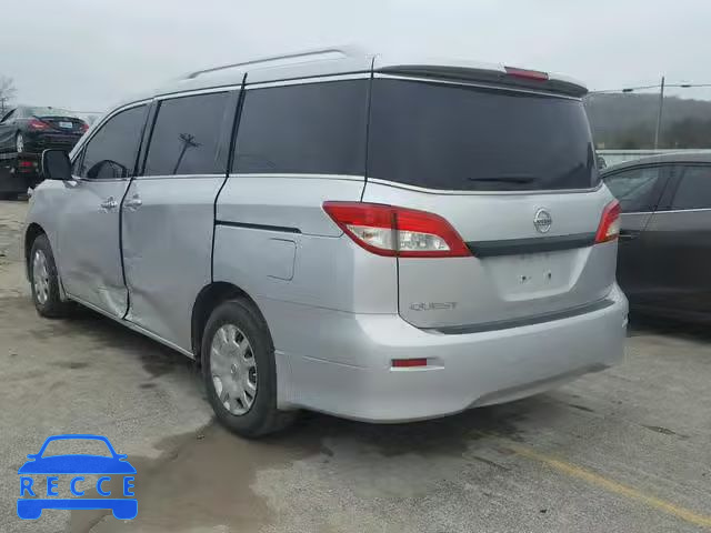 2014 NISSAN QUEST S JN8AE2KP2E9108204 зображення 2