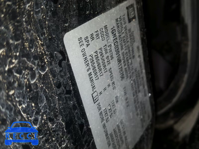 2009 CHEVROLET TAHOE POLI 1GNEC03019R178766 image 9