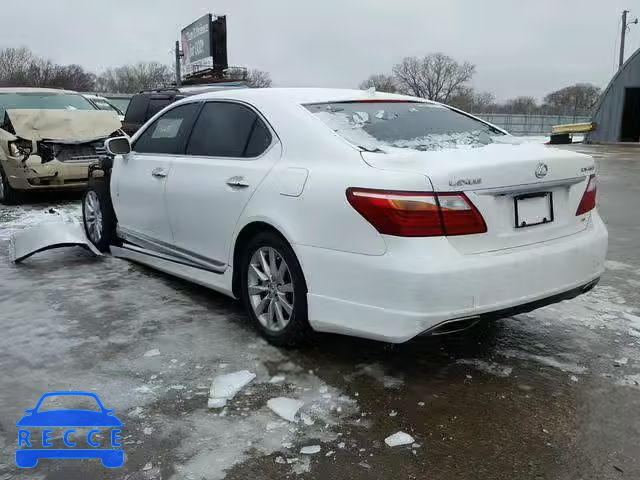 2010 LEXUS LS 460L JTHDL5EF0A5002045 image 2