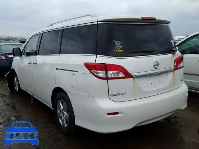 2014 NISSAN QUEST S JN8AE2KP9E9102898 Bild 2