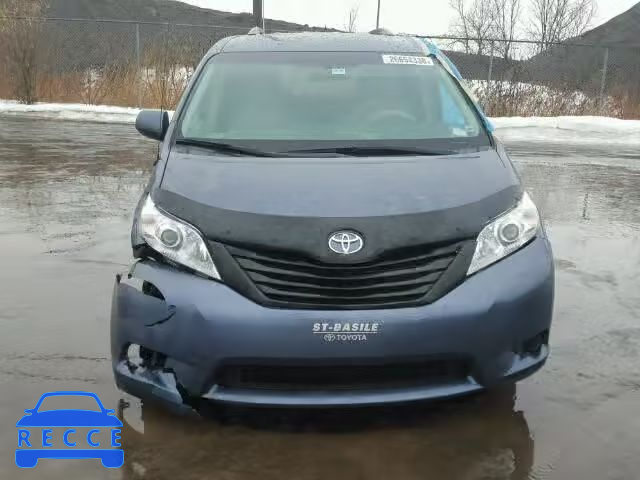 2014 TOYOTA SIENNA BAS 5TDZK3DCXES475778 image 9