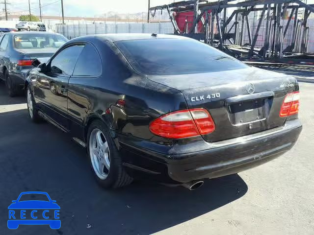 2002 MERCEDES-BENZ CLK 430 WDBLJ70GX2F198116 зображення 2