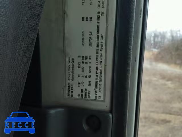 2005 GMC 5500 W5504 J8DE5B16957901693 image 9