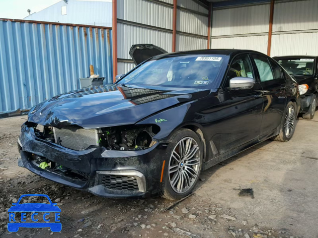 2018 BMW M550XI WBAJB9C51JB036101 зображення 1