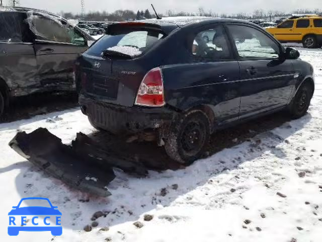 2008 HYUNDAI ACCENT BAS KMHCN35C78U085261 image 3