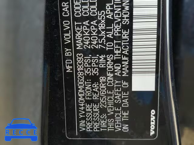 2016 VOLVO XC60 T5 YV440MDM0G2818393 image 9