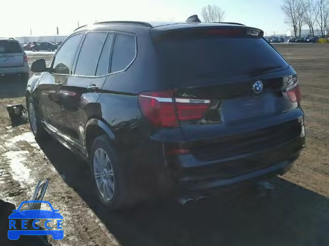 2017 BMW X3 XDRIVE3 5UXWX7C37H0W39538 image 2