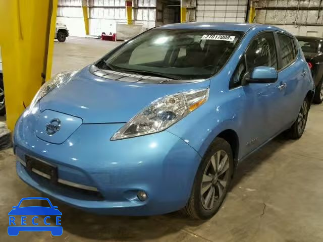 2014 NISSAN LEAF S 1N4AZ0CP2EC337834 зображення 1