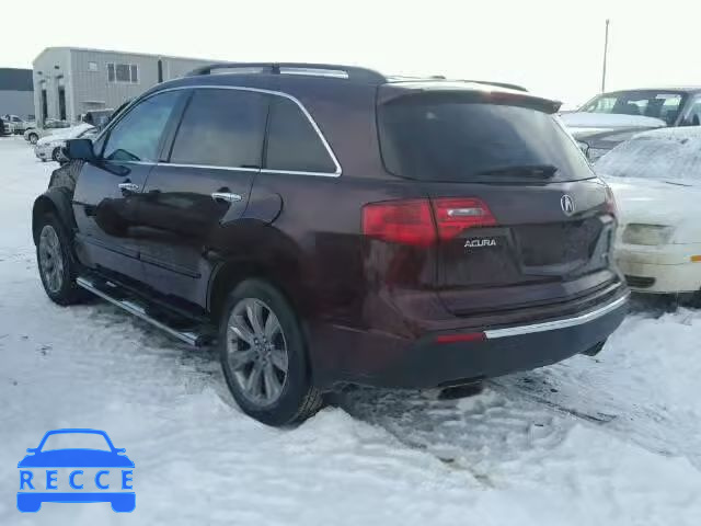 2011 ACURA MDX ADVANC 2HNYD2H73BH003309 image 2