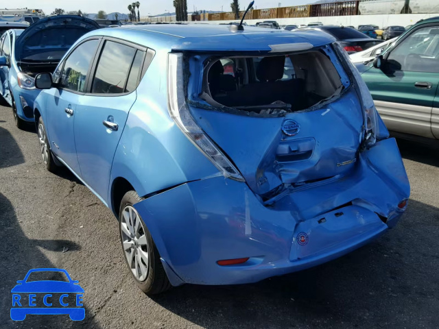 2014 NISSAN LEAF S 1N4AZ0CP7EC330393 зображення 2