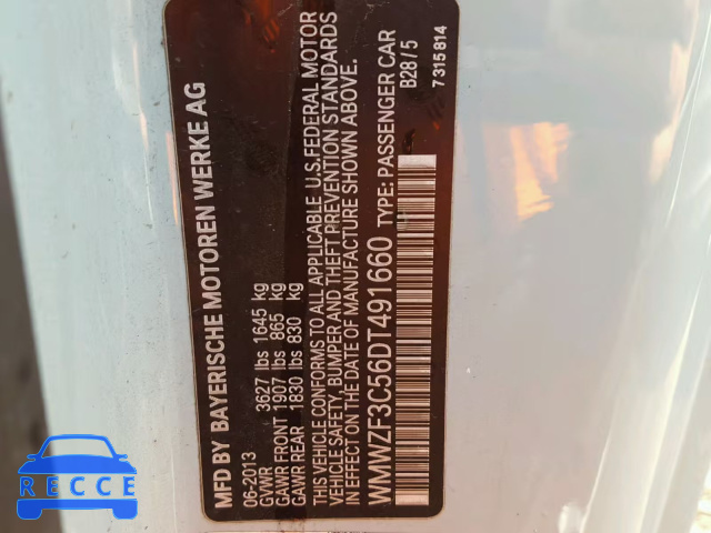 2013 MINI COOPER CLU WMWZF3C56DT491660 image 9