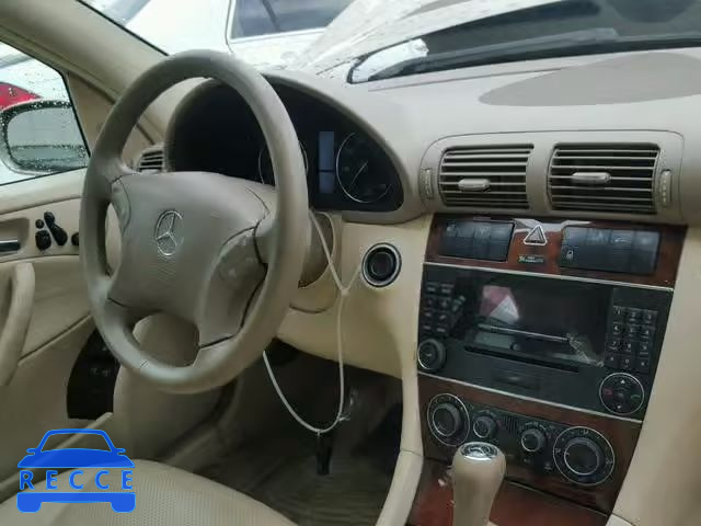 2005 MERCEDES-BENZ C 240 WDBRF61J25A771186 image 9