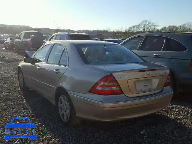 2005 MERCEDES-BENZ C 240 WDBRF61J25A771186 image 2